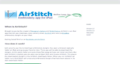 Desktop Screenshot of airstitch.com