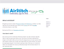 Tablet Screenshot of airstitch.com